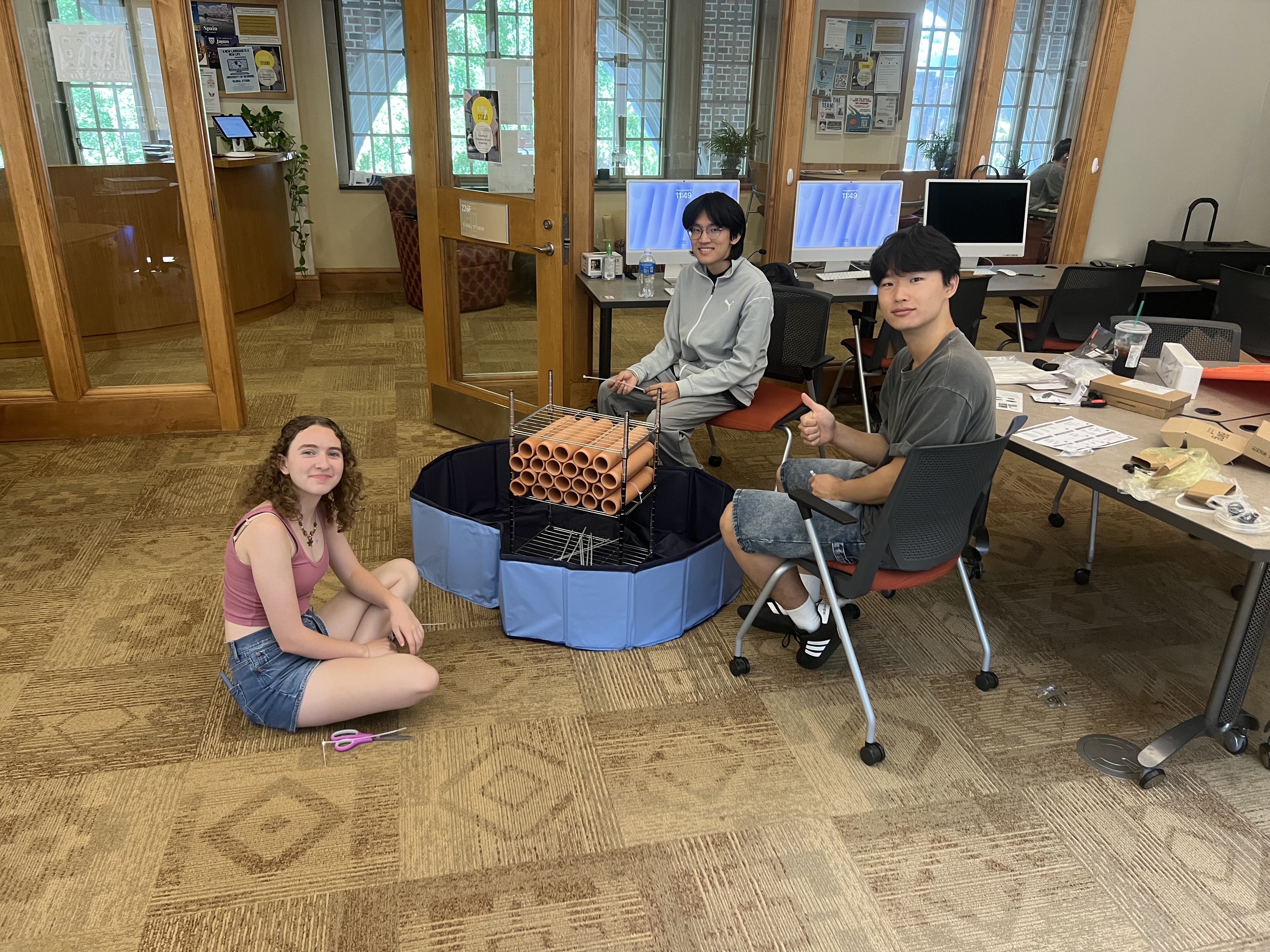 Prototype of terracotta cooling system